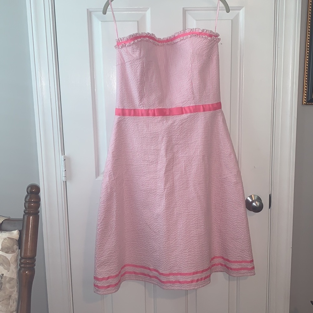 Lily pod strapless dress